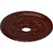 Ekena Millwork Palmetto Ceiling Medallion (Canopies up to 5"), 20 7/8"OD x 3 5/8"ID x 1 5/8"P, Brushed Mahogany CM20PMBMF - alternate 3